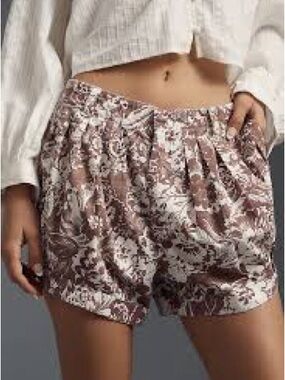 Anthropologie Pleated Shorts